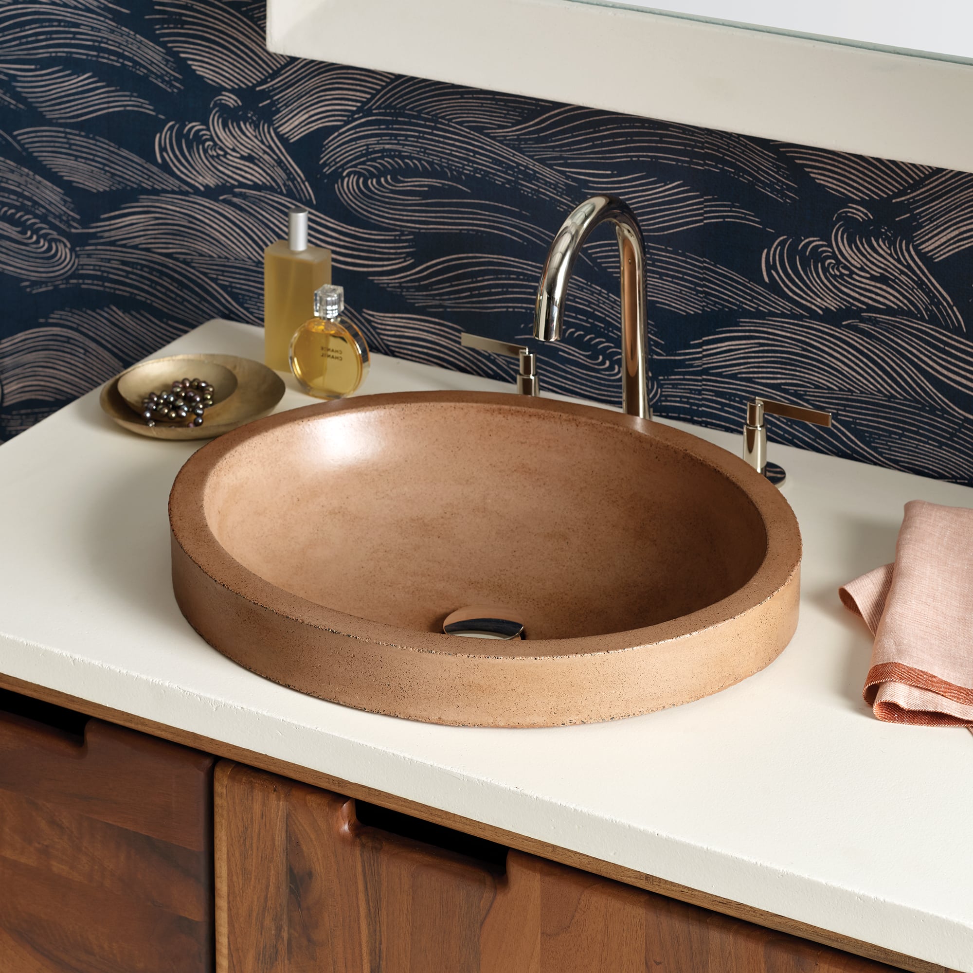 terracotta bathroom sink