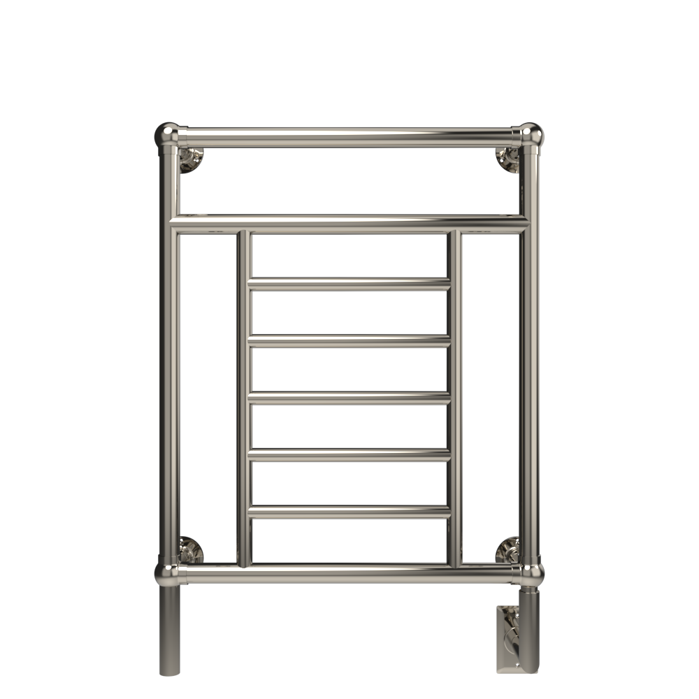 polished nickel towel warmers