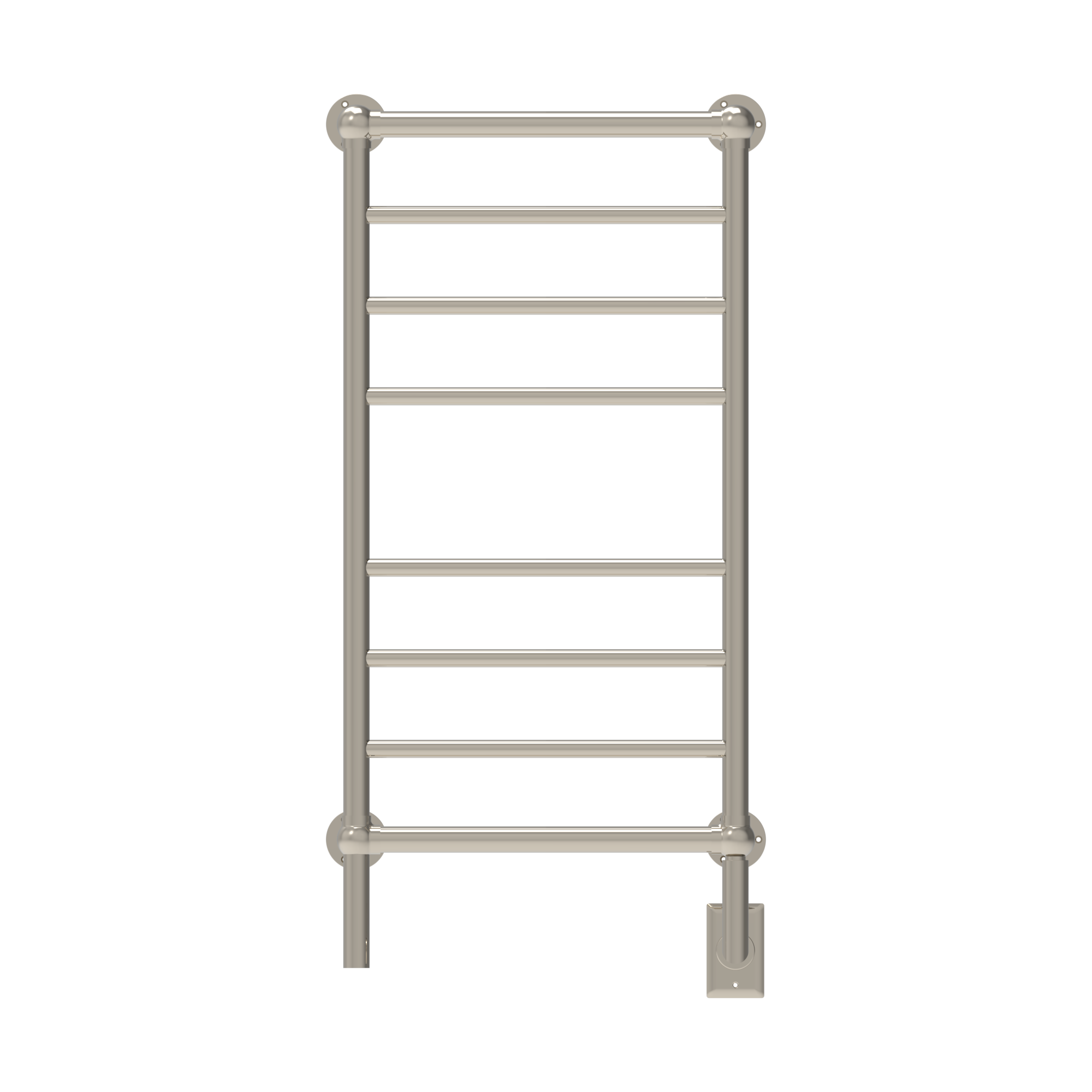 polished nickel towel warmers