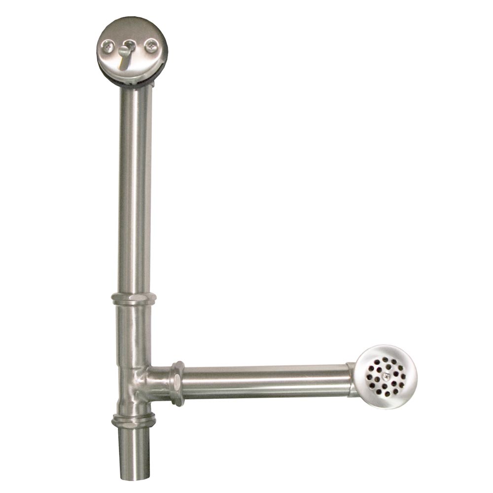 brushed nickel tub accessories