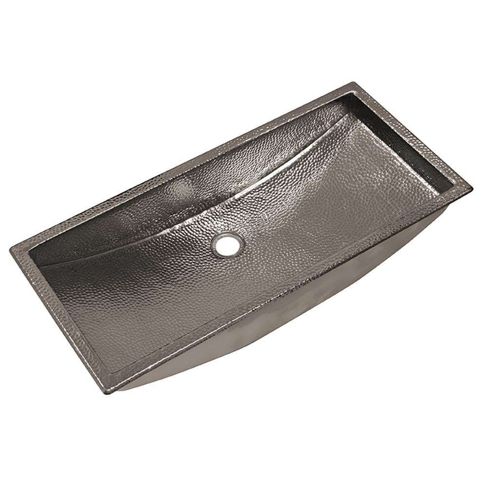Native Trails Trough 30" Rectangular Copper Bathroom Sink