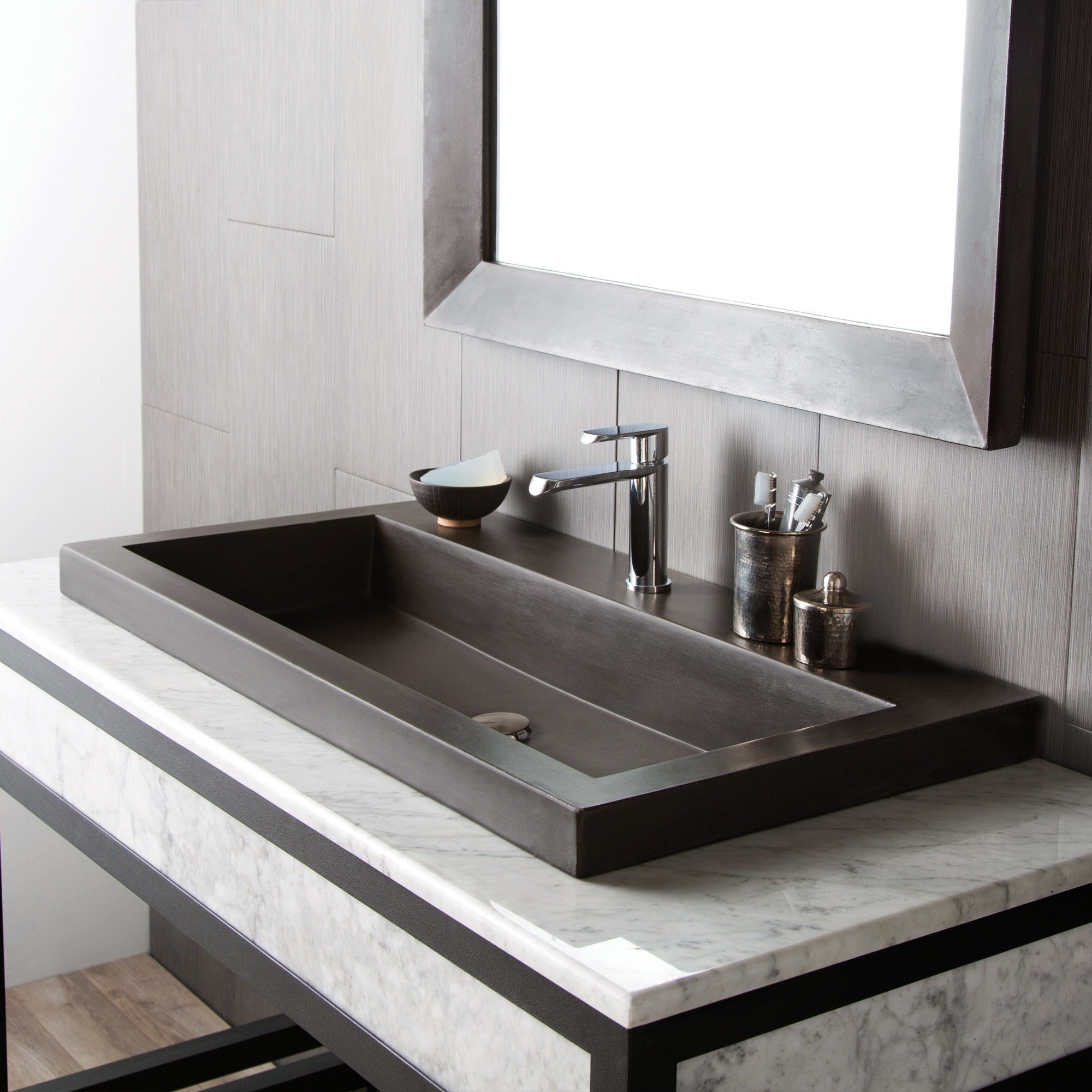 slate bathroom sink