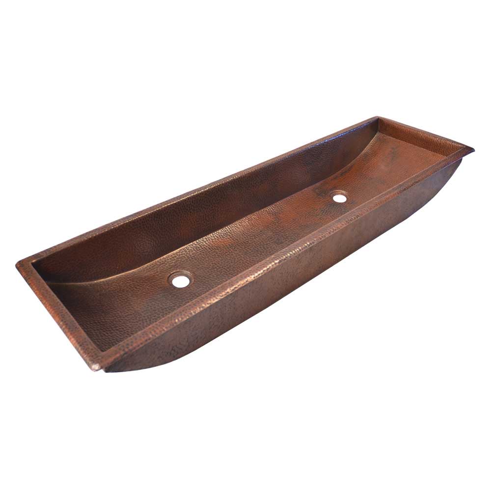 antique copper bathroom sink