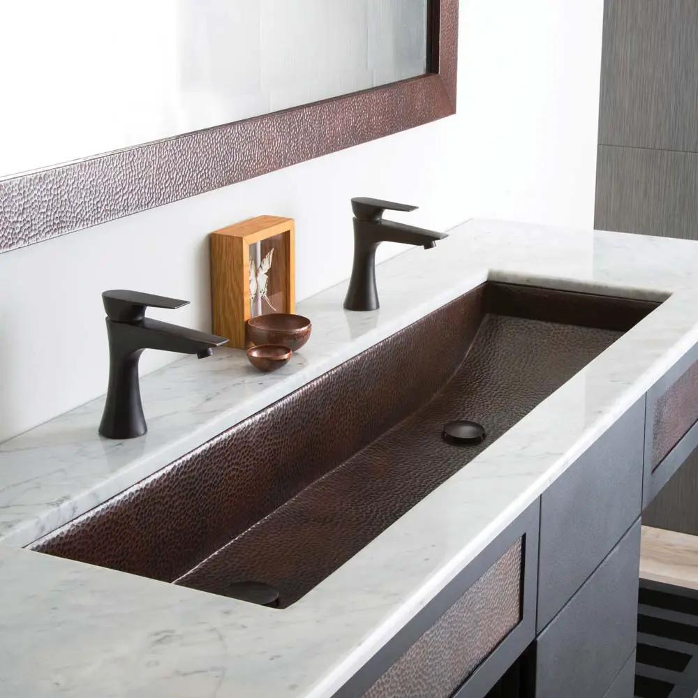 antique copper bathroom sink