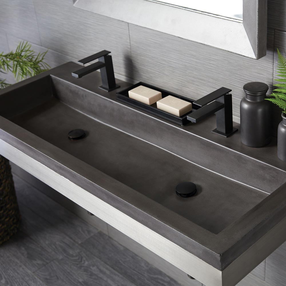 slate bathroom sink