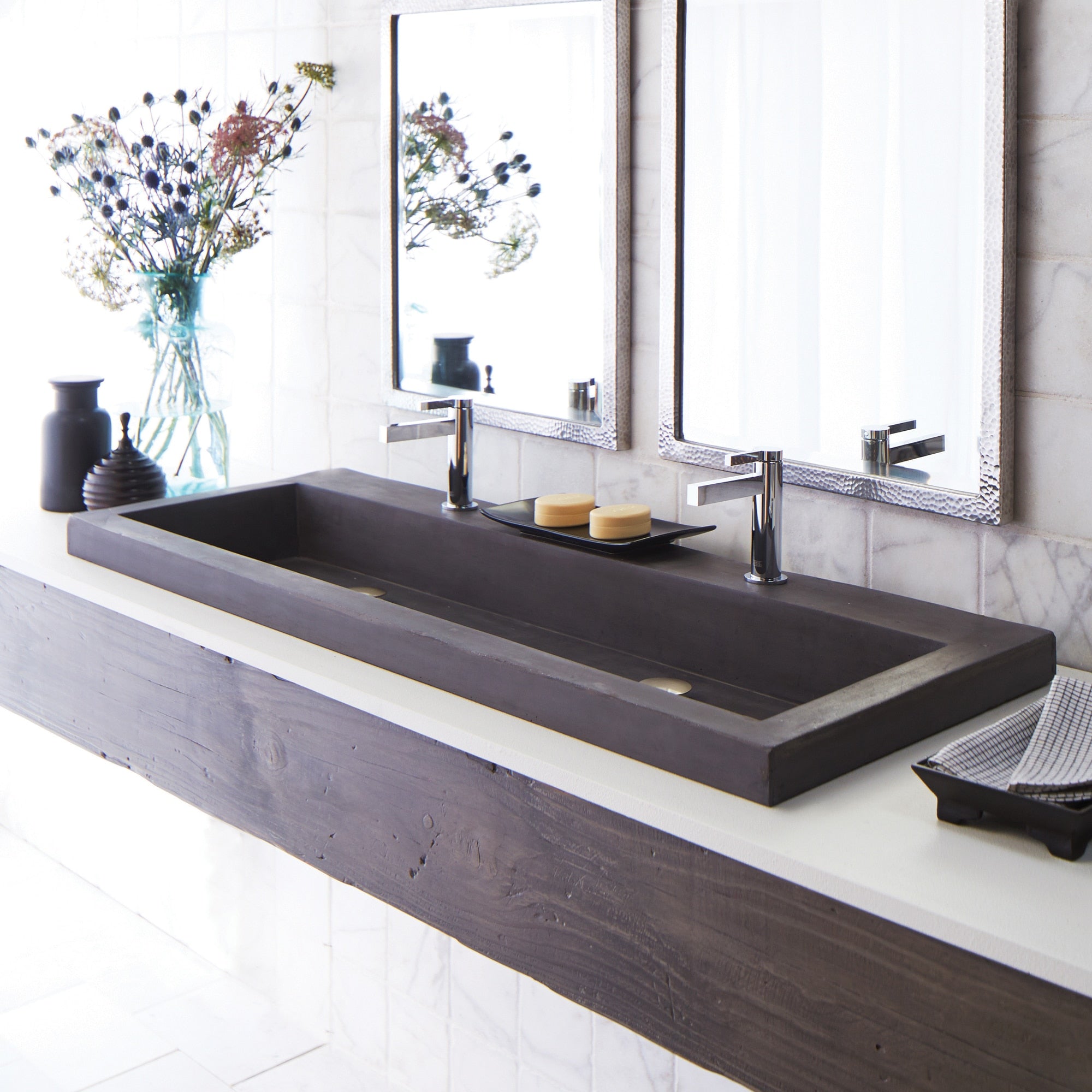 slate bathroom sink