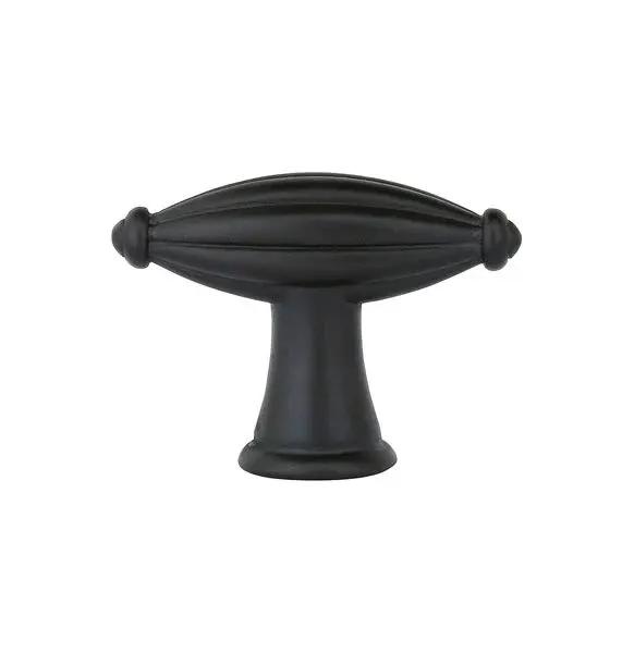 flat black bronze cabinet t-knob