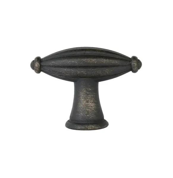 Emtek Tuscany Bronze Fluted Cabinet T-Knob by Emtek