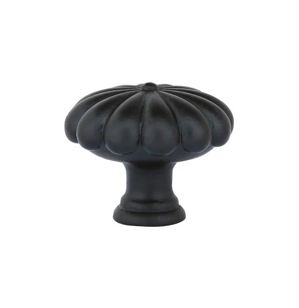 flat black bronze cabinet knob