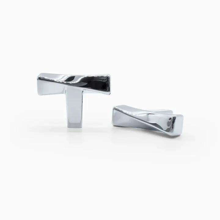 polished chrome knob
