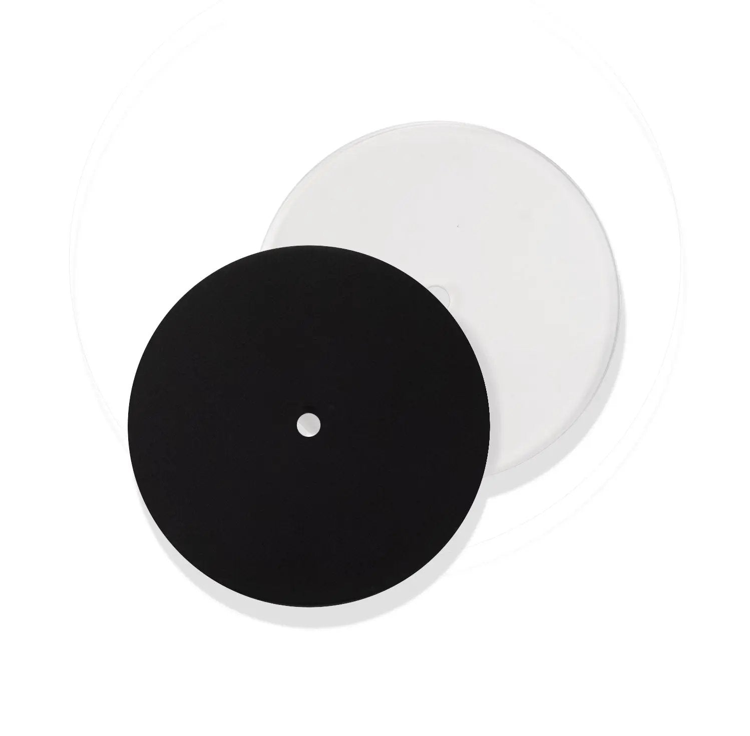 black/clear backplate