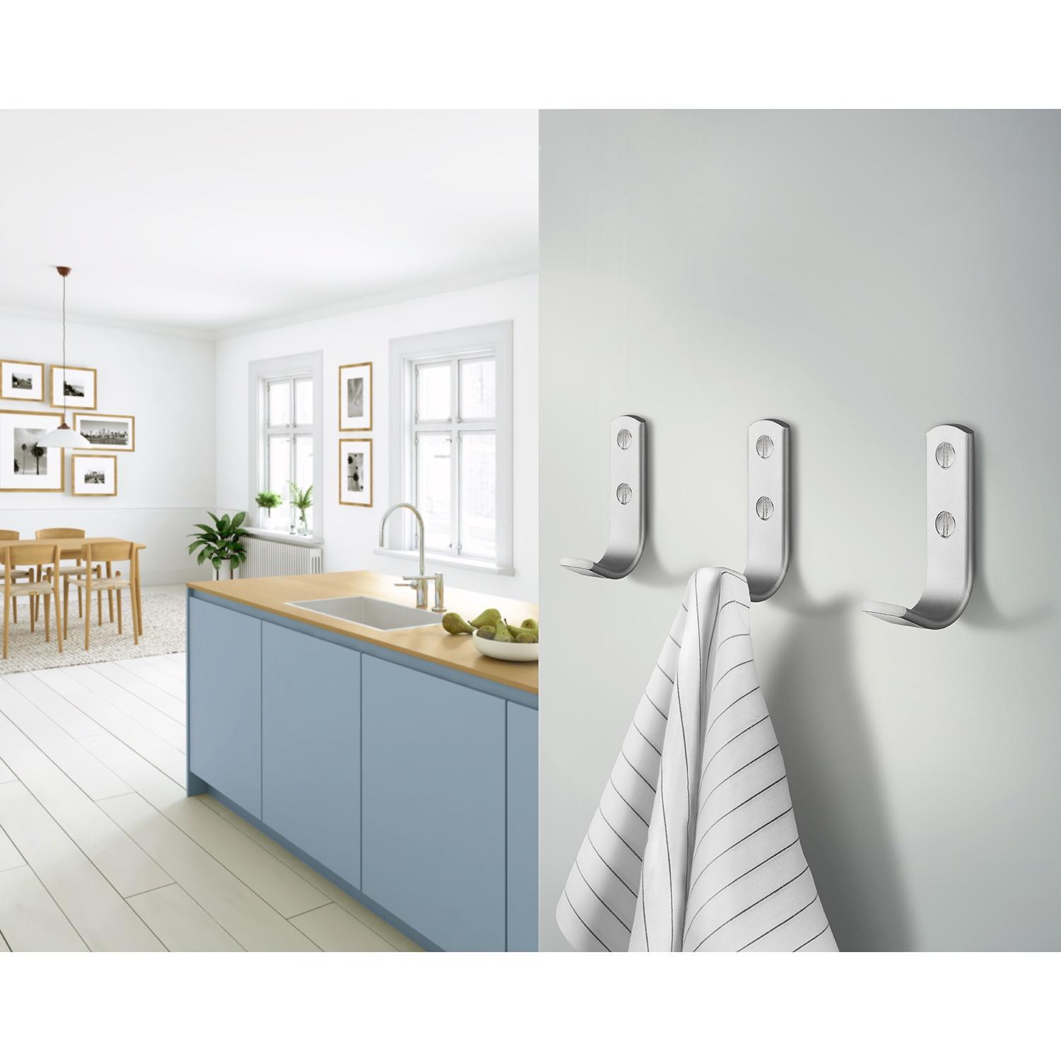 aluminium single hook