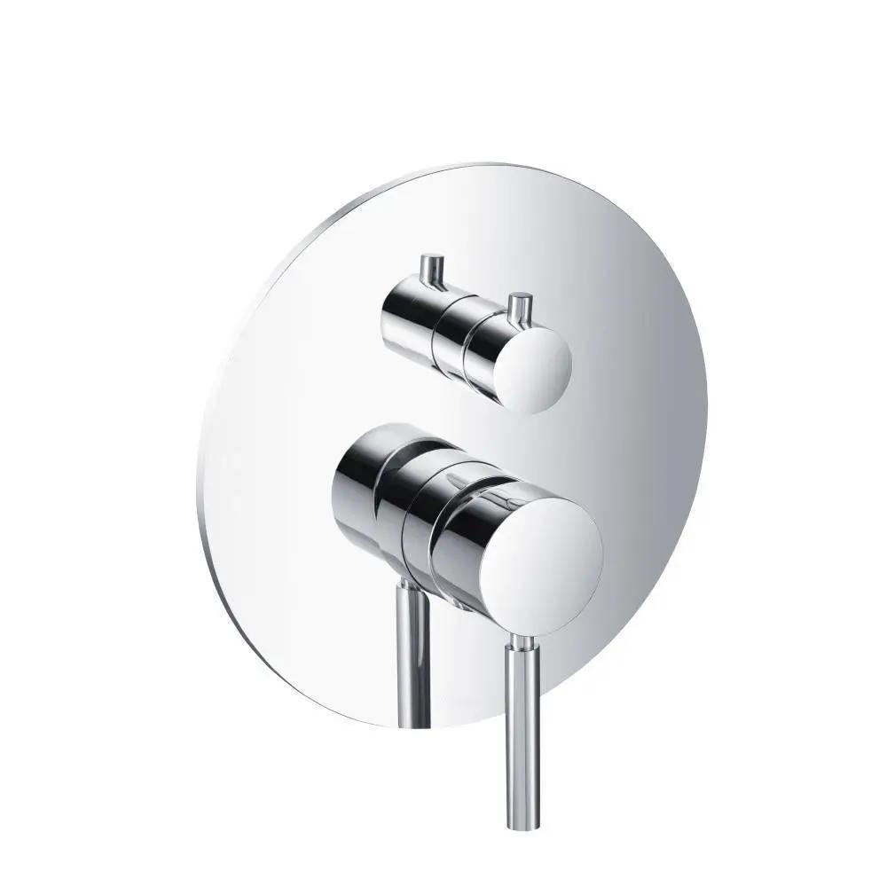 chrome shower valve