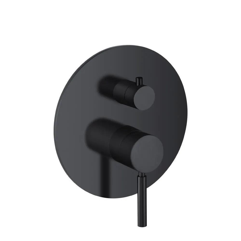 Flusso Serie 100 Tub / Shower Trim with Pressure Balance Valve - 3-Output by Flusso