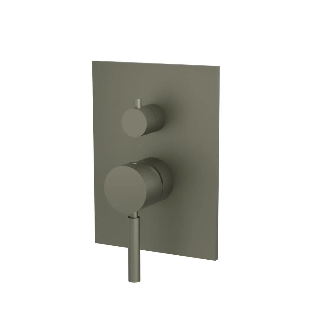 Flusso Serie 100 Tub / Shower Trim with Pressure Balance Valve - 3-Output by Flusso