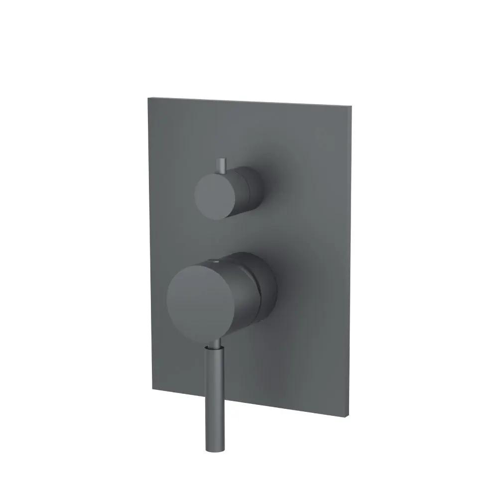 Flusso Serie 100 Tub / Shower Trim with Pressure Balance Valve - 3-Output by Flusso