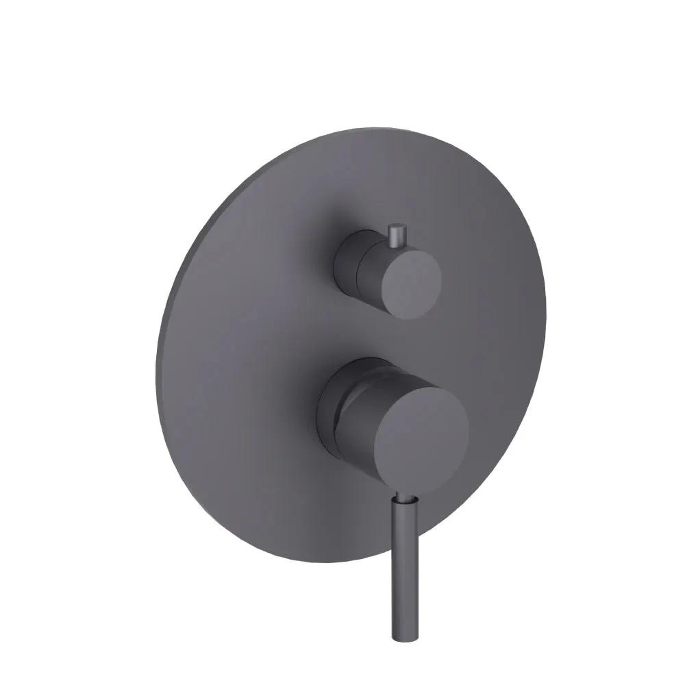 Flusso Serie 100 Tub / Shower Trim with Pressure Balance Valve - 3-Output by Flusso
