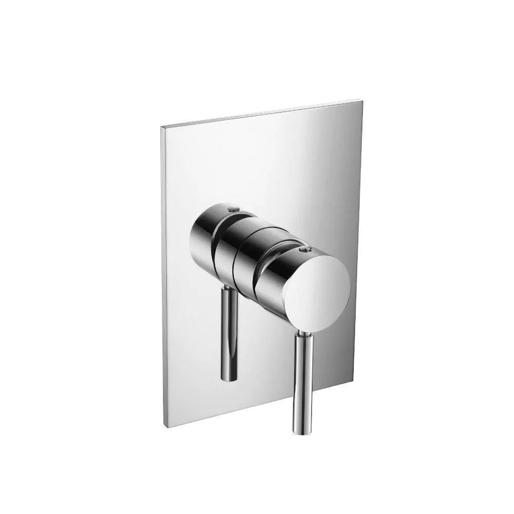 chrome shower valve