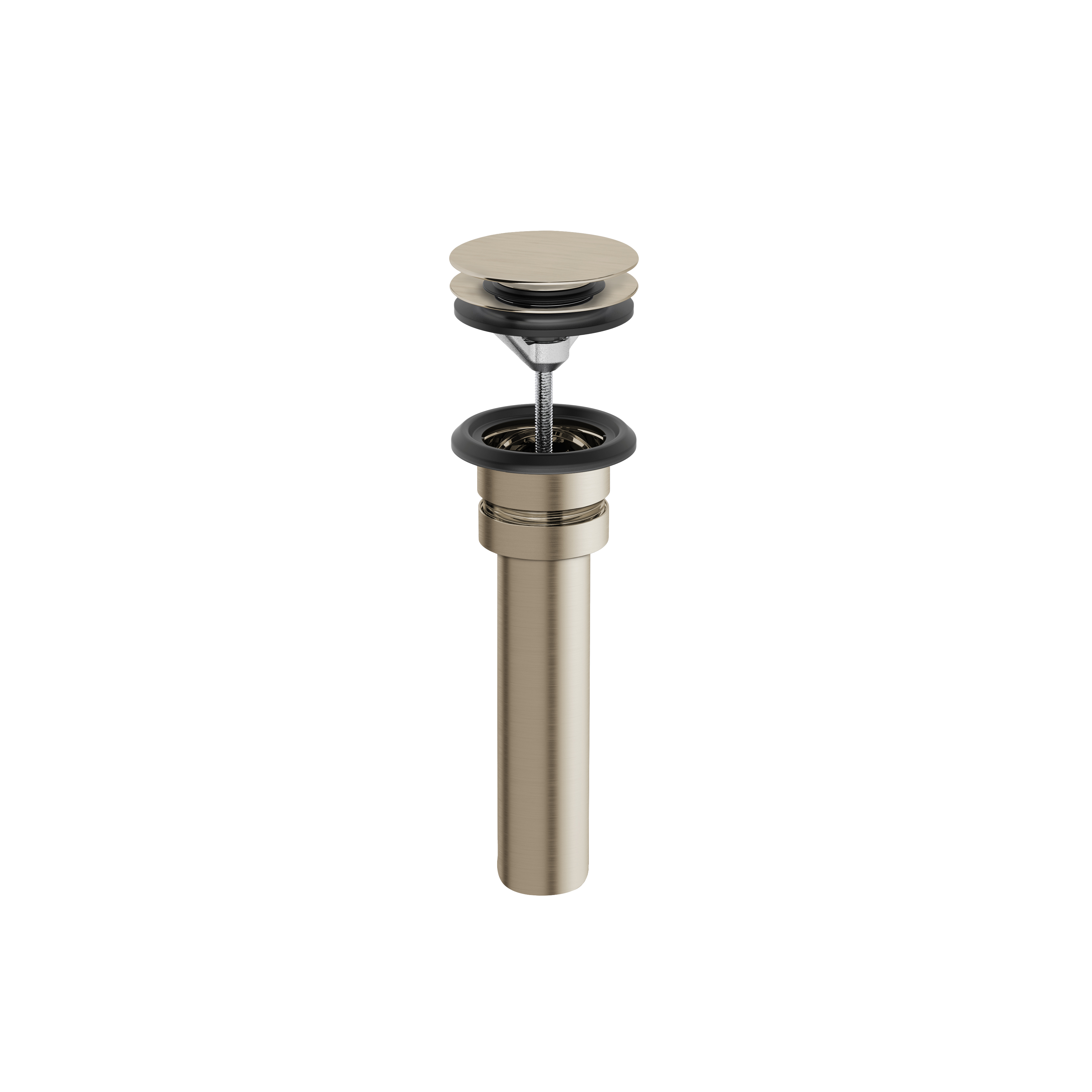Aquabrass Universal Push Pop-Up Drain by Aquabrass