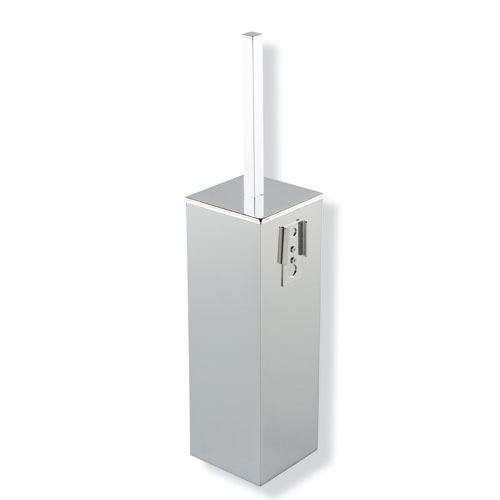 chrome toilet brush holder