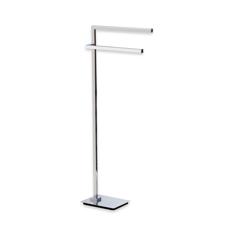 chrome towel stand