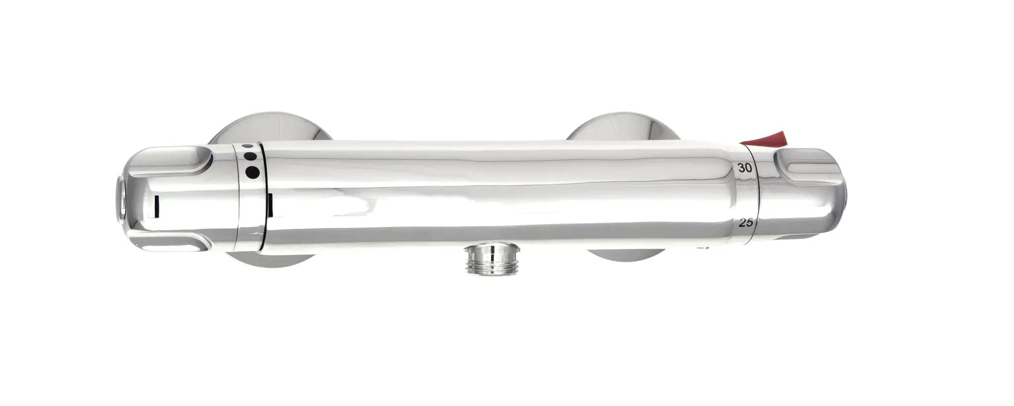 chrome thermostatic shower valve
