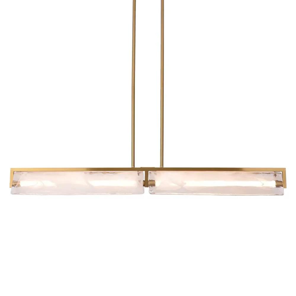 satin brass chandeliers