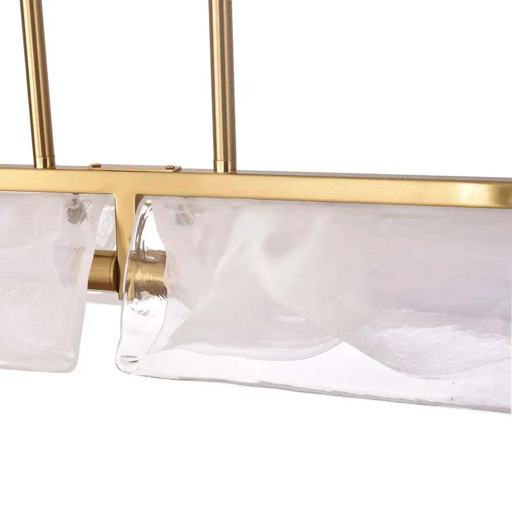 satin brass chandeliers