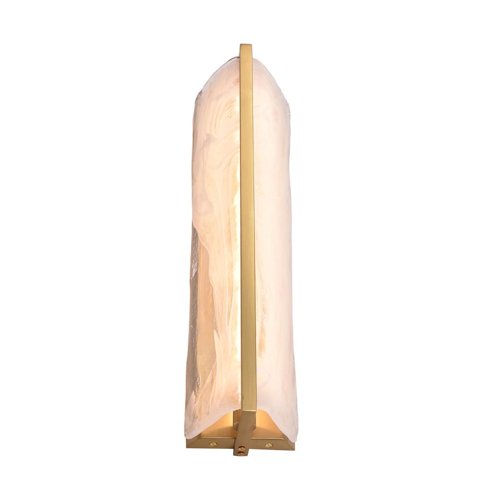 satin brass wall sconces