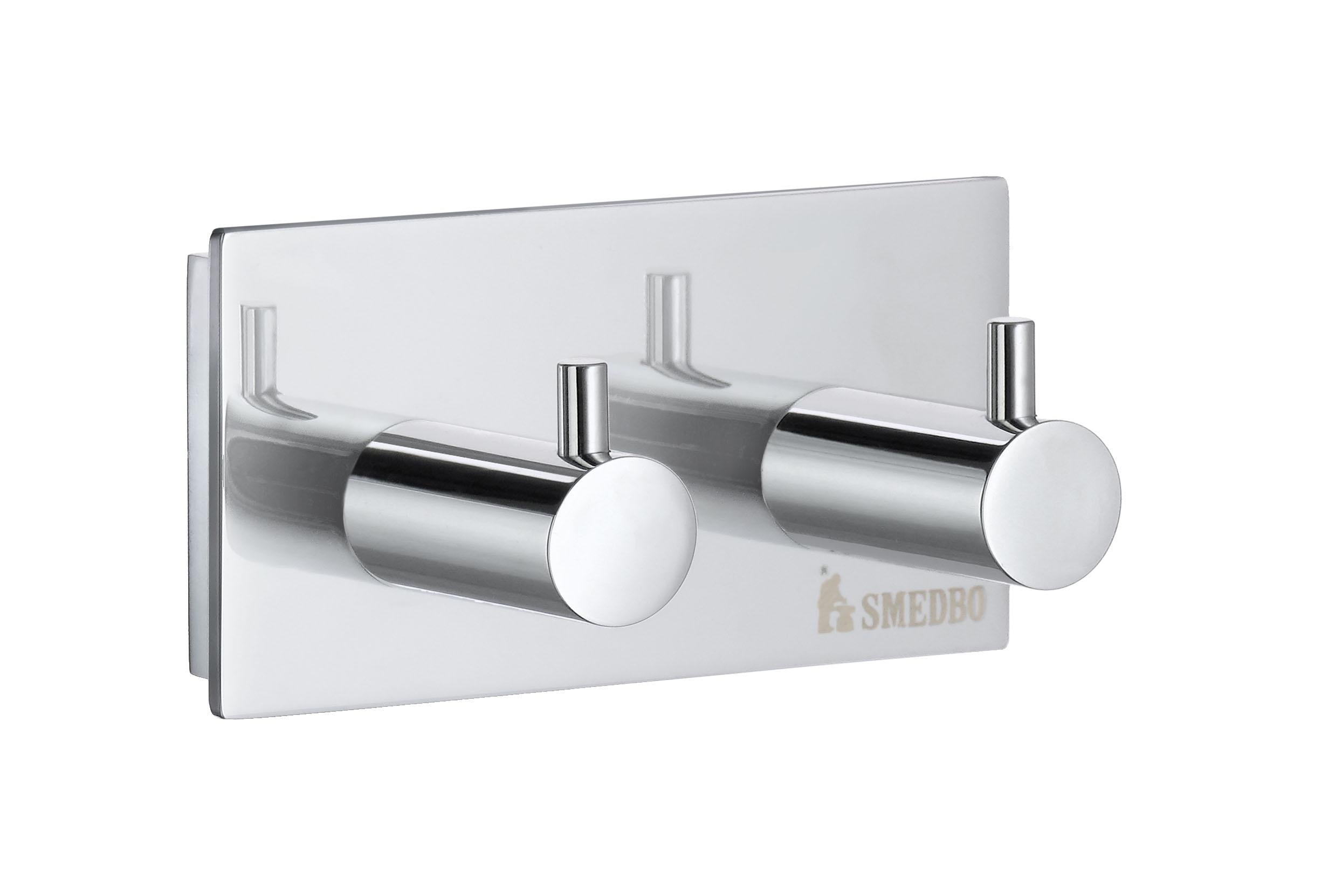 polished chrome towel hook
