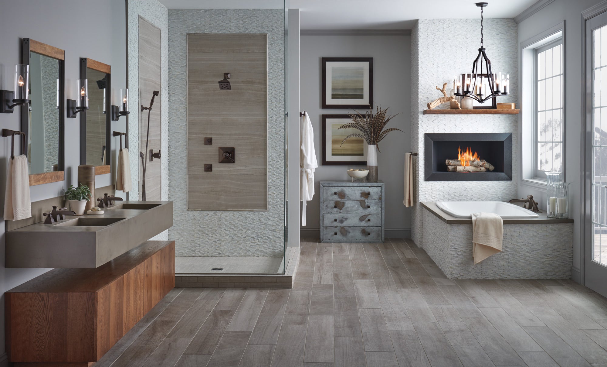 venetian bronze hand shower