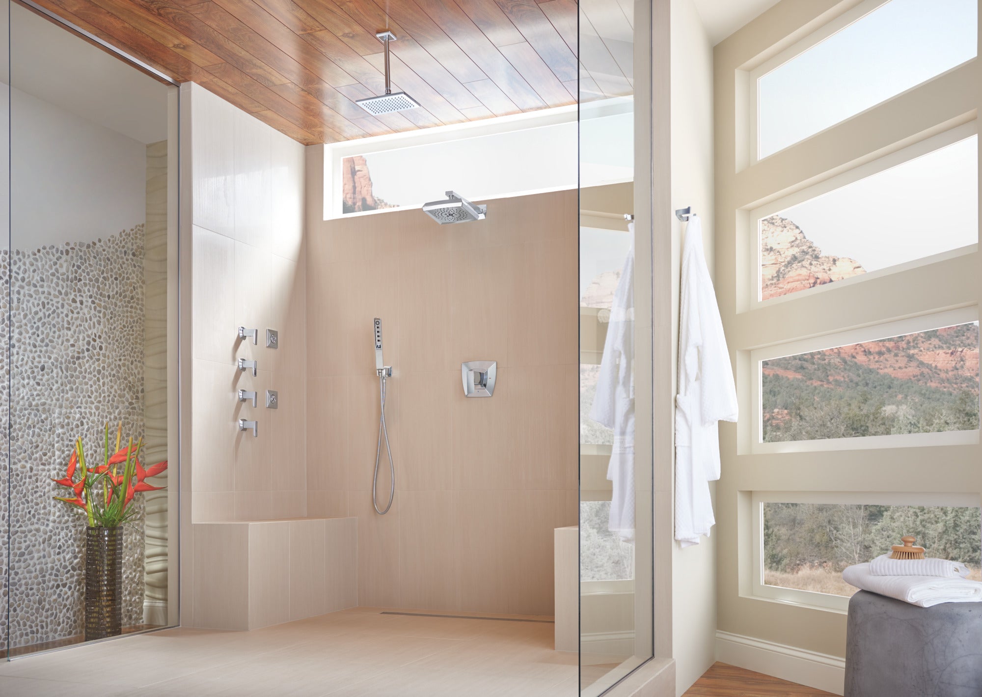 chrome thermostatic valve