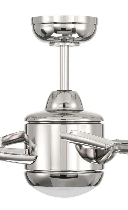polished nickel ceiling fans