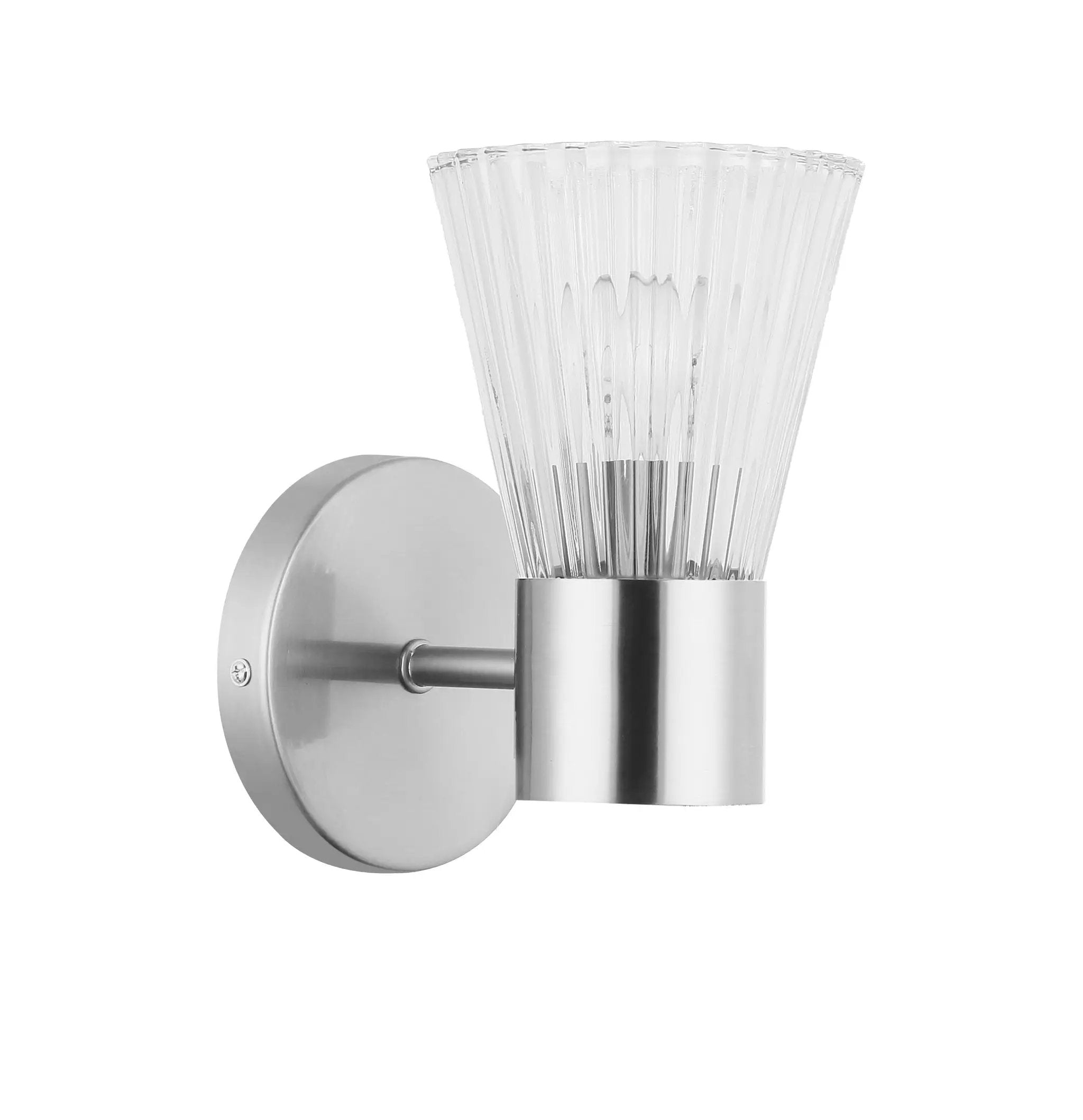 polished chrome wall mount