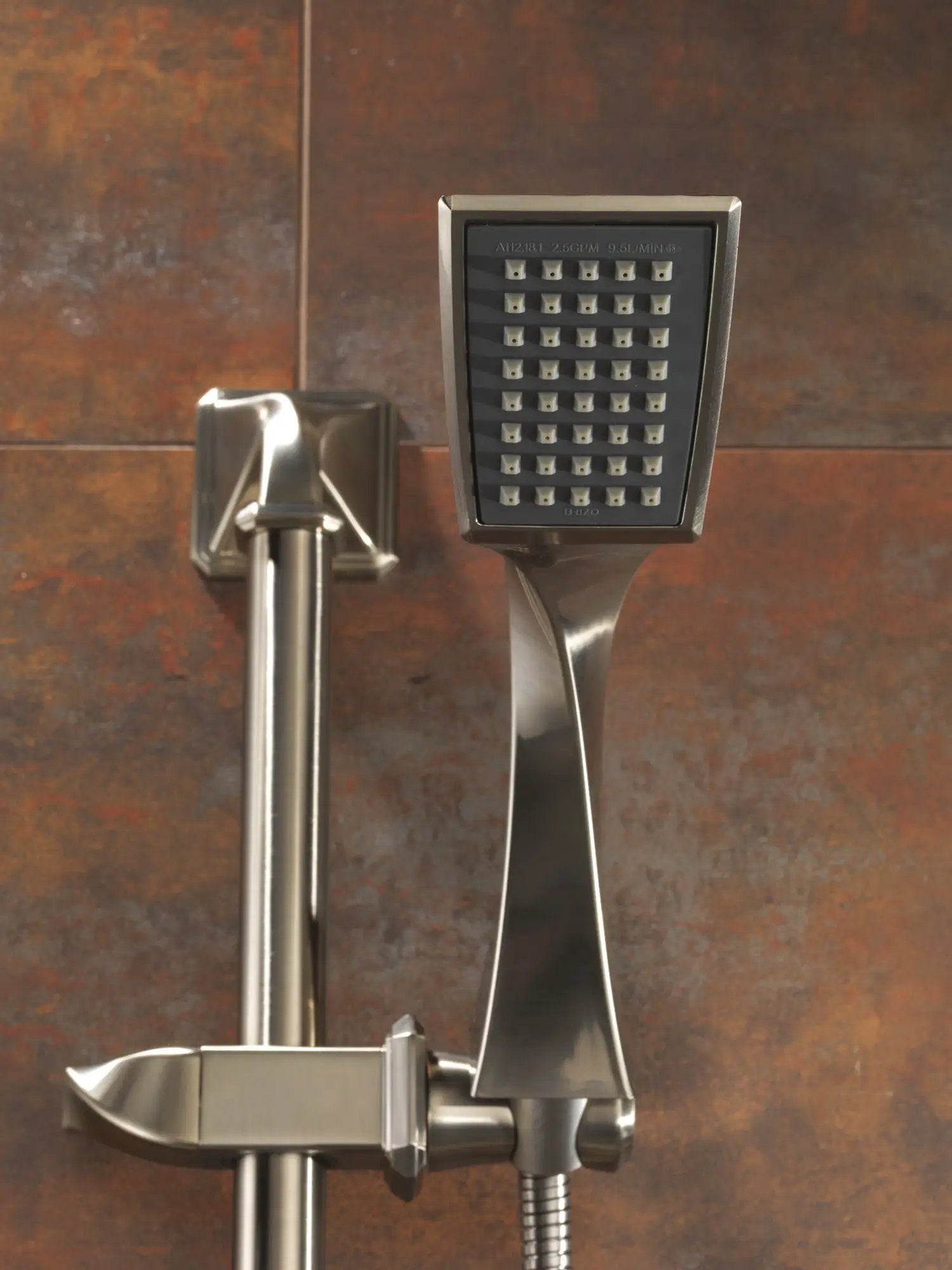brushed nickel hand shower