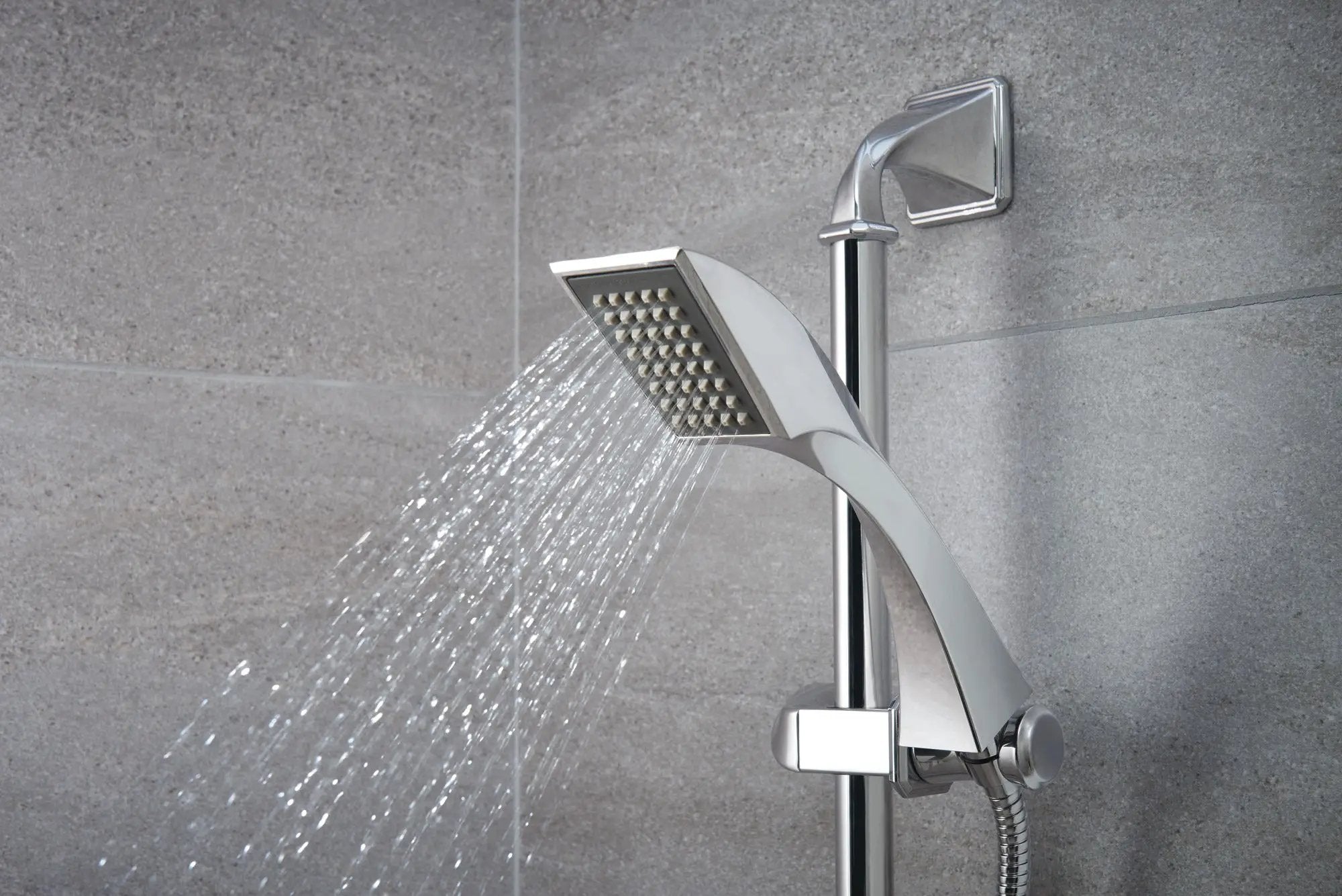 chrome hand shower