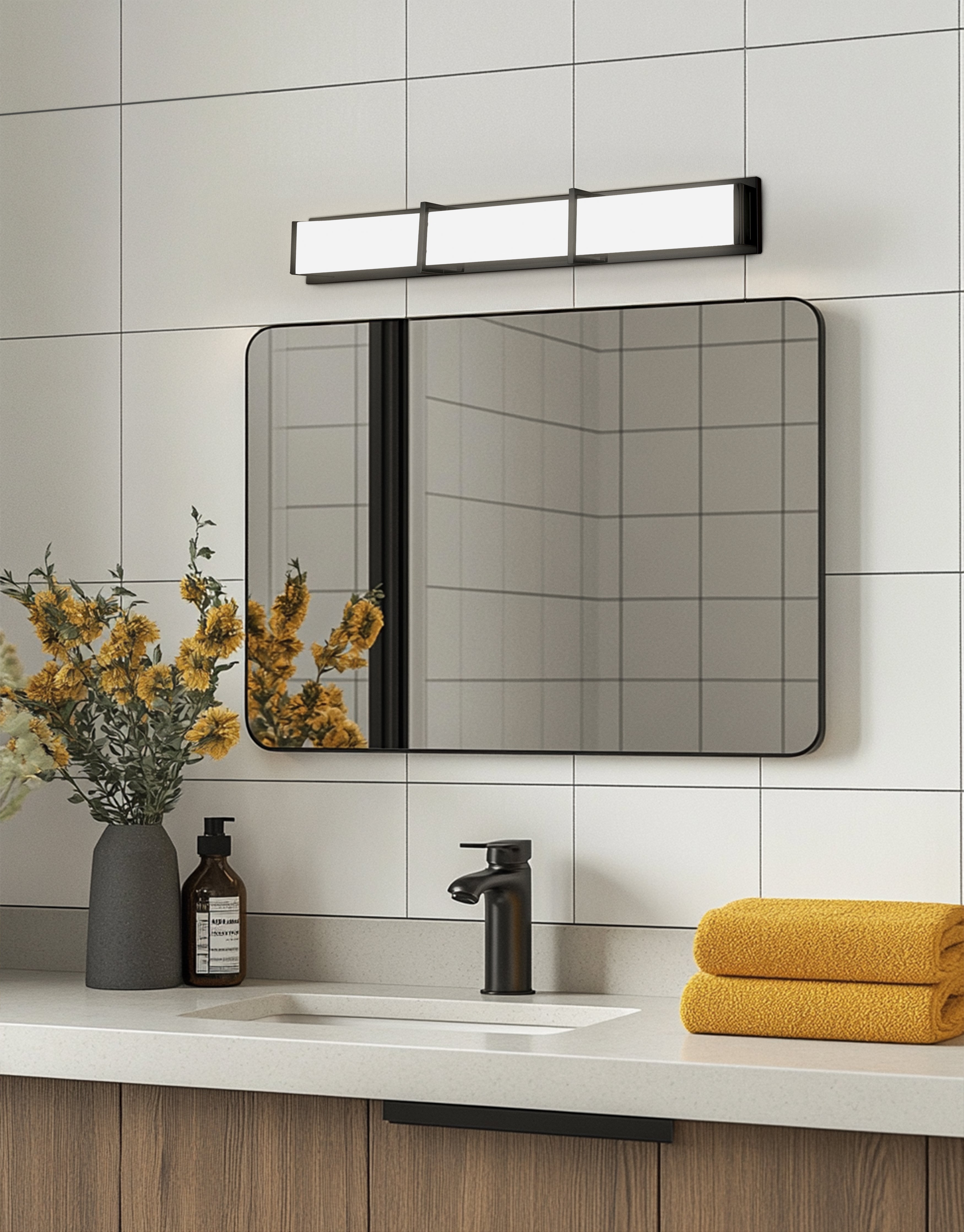 matte black wall mount