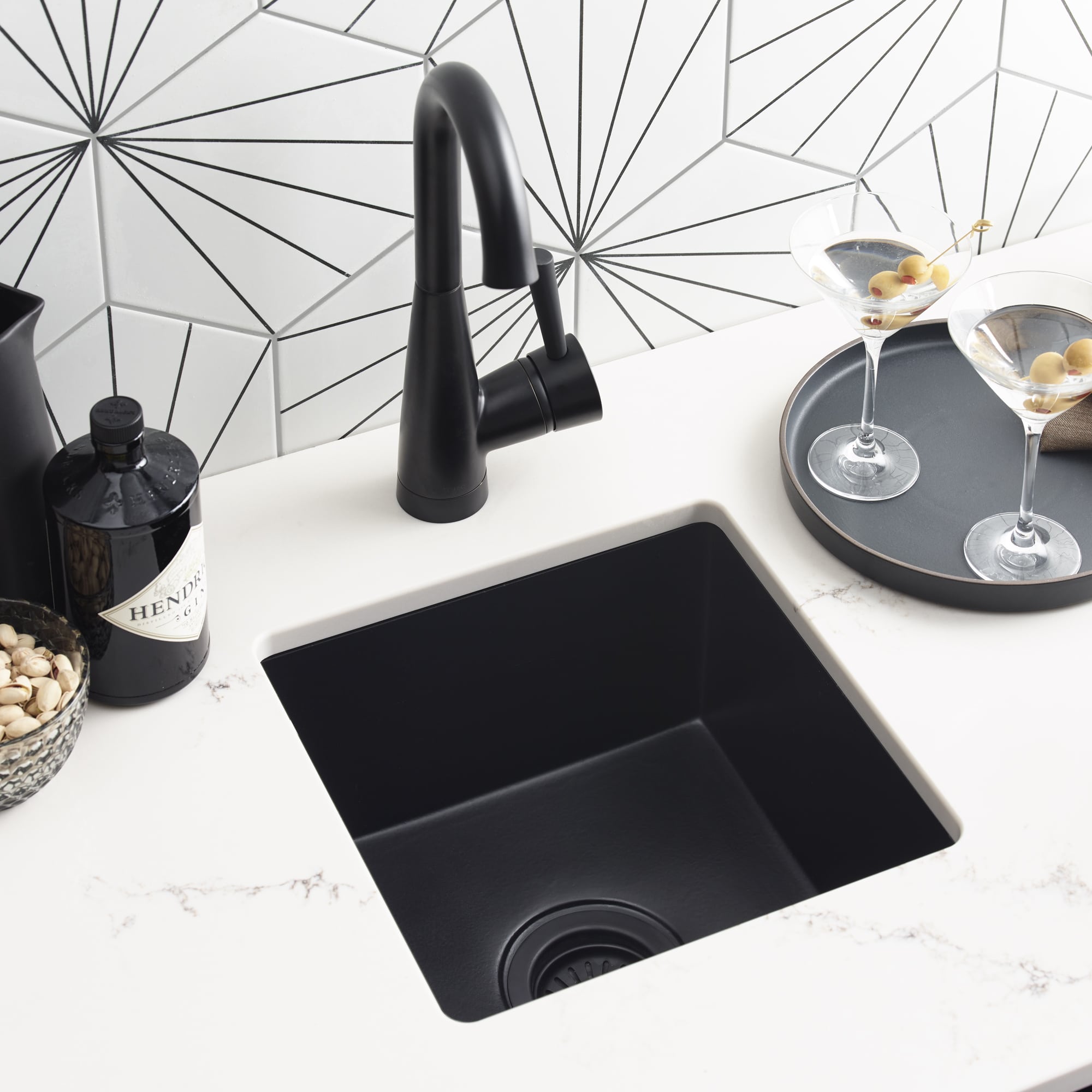 charcoal kitchen sink