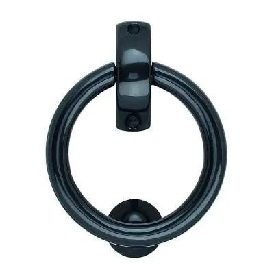 black door knocker