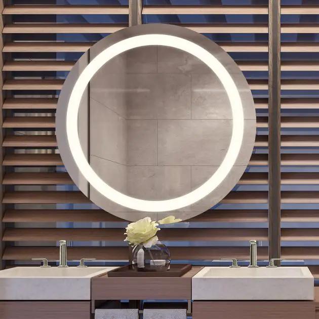 lighted mirror