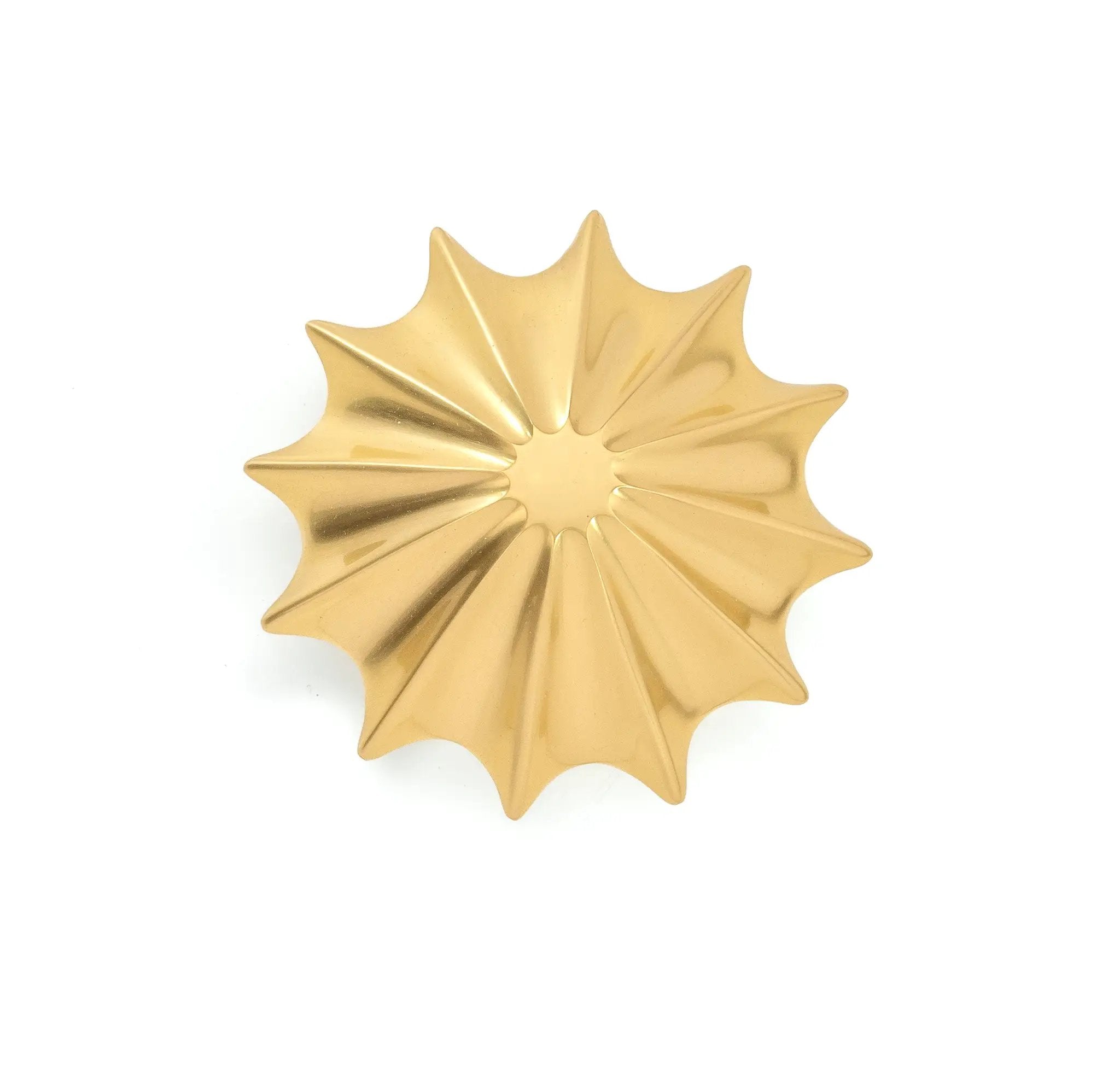 satin brass knob