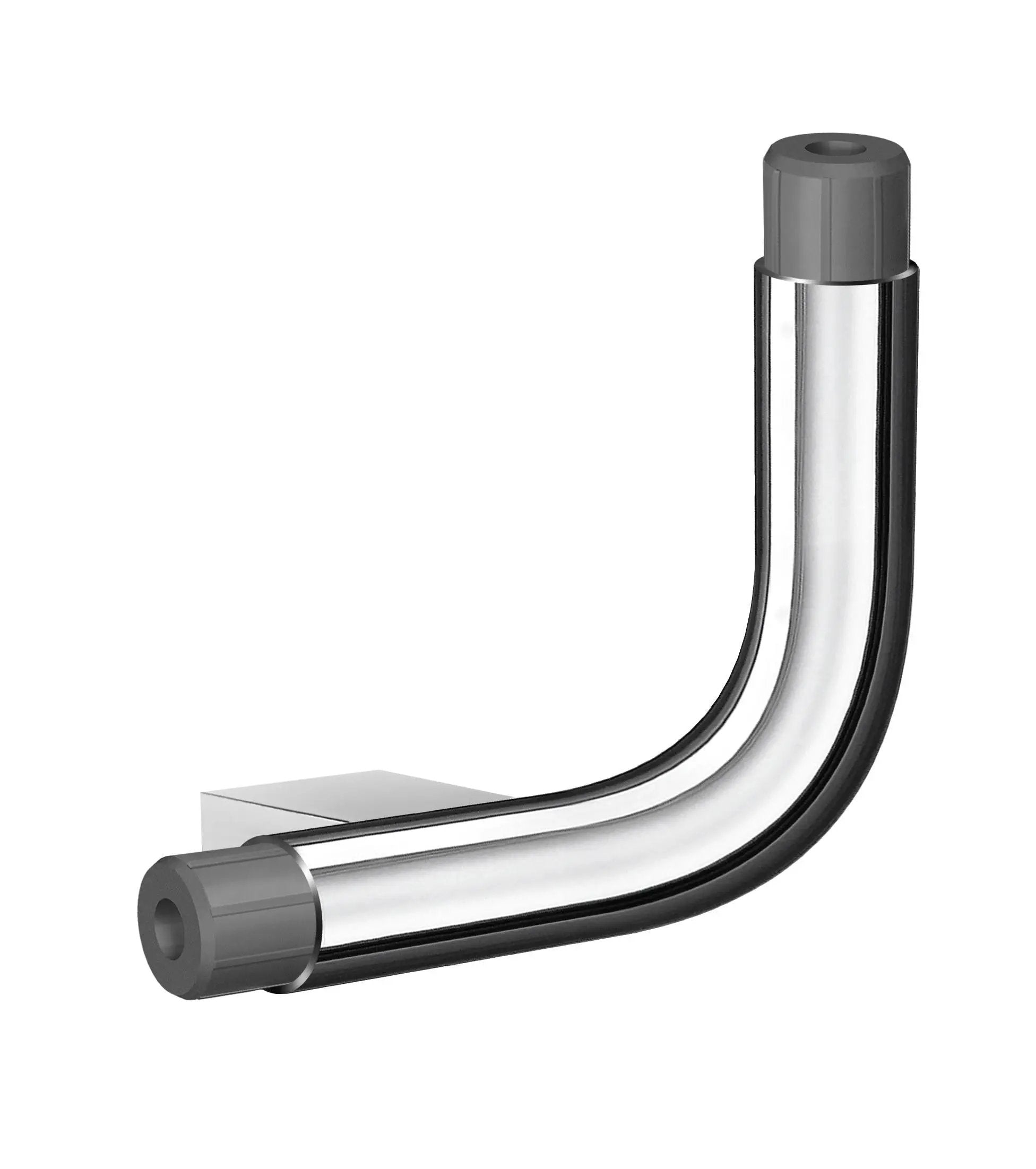 chromed grab bar