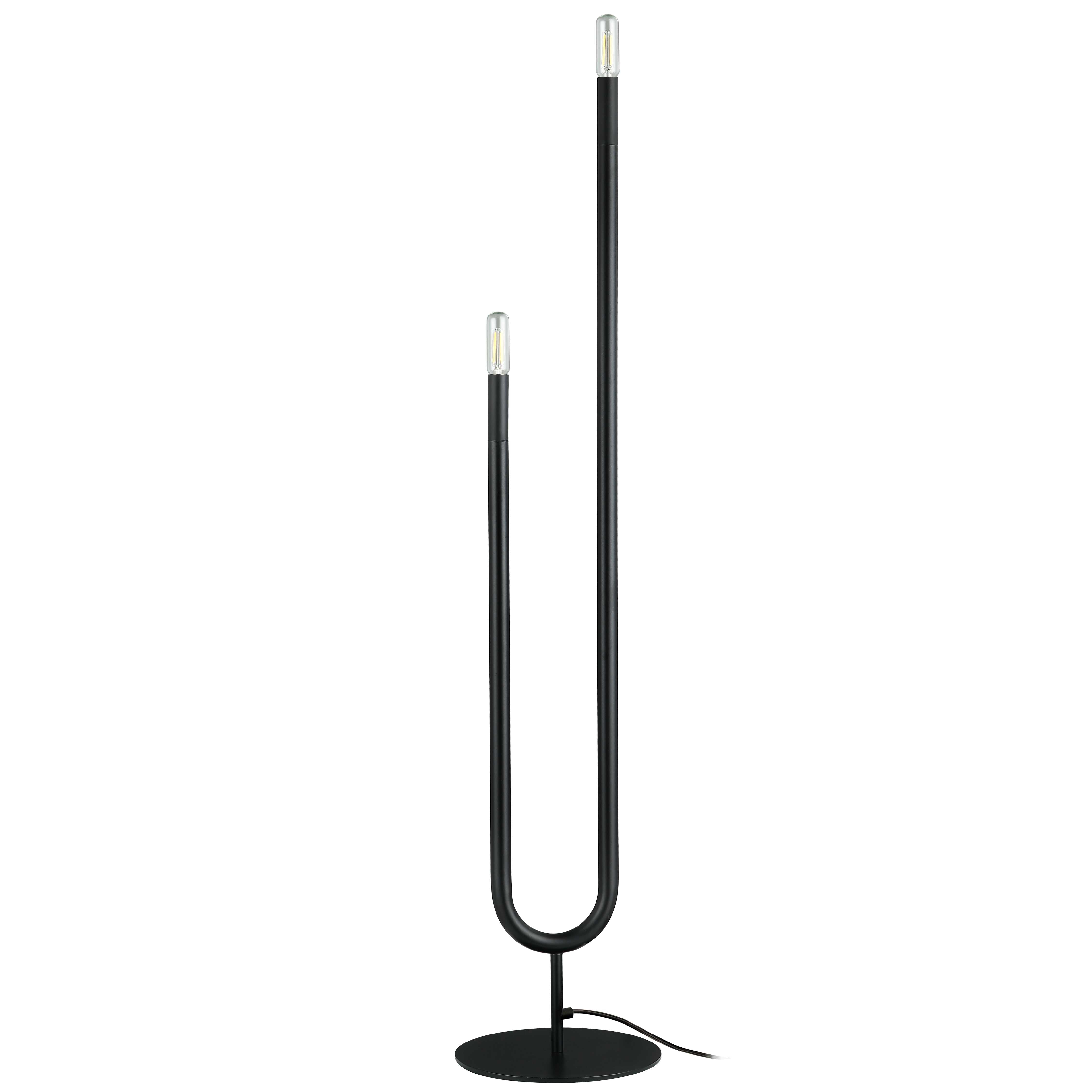 matte black table lamp