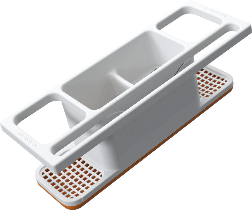 The Galley Lower Tier Wash Caddy 6" x 17" by The Galley