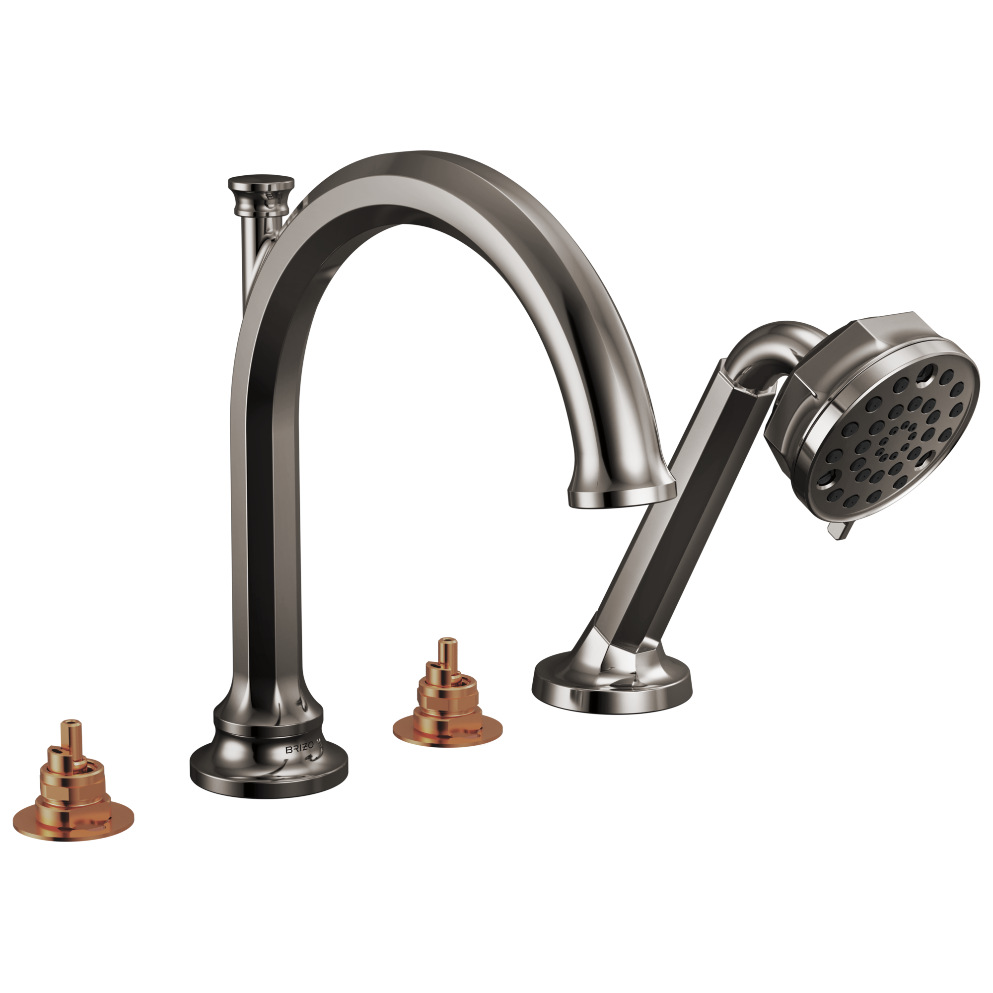 Brizo Beauclere Roman Tub Faucet With Handshower - Less Handles by Brizo