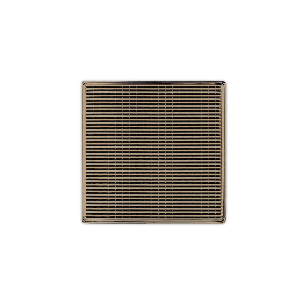Infinity Drain 5" x 5" WD 5 High Flow Complete Kit with Wedge Wire Pattern Decorative Plate with ABS Drain Body, 3" Outlet by Infinity Drain
