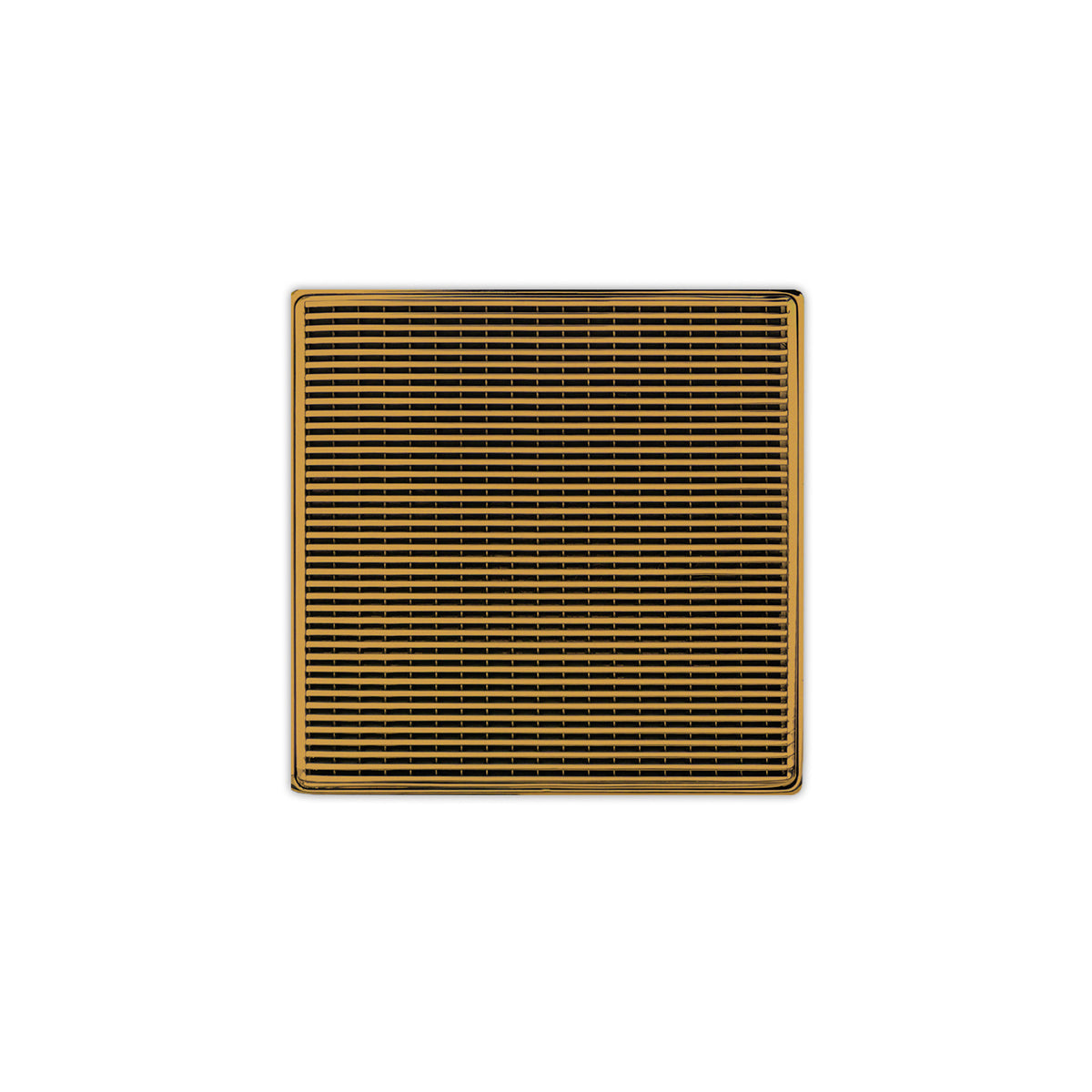 Infinity Drain 5" x 5" WD 5 High Flow Complete Kit with Wedge Wire Pattern Decorative Plate with PVC Drain Body, 3" Outlet by Infinity Drain