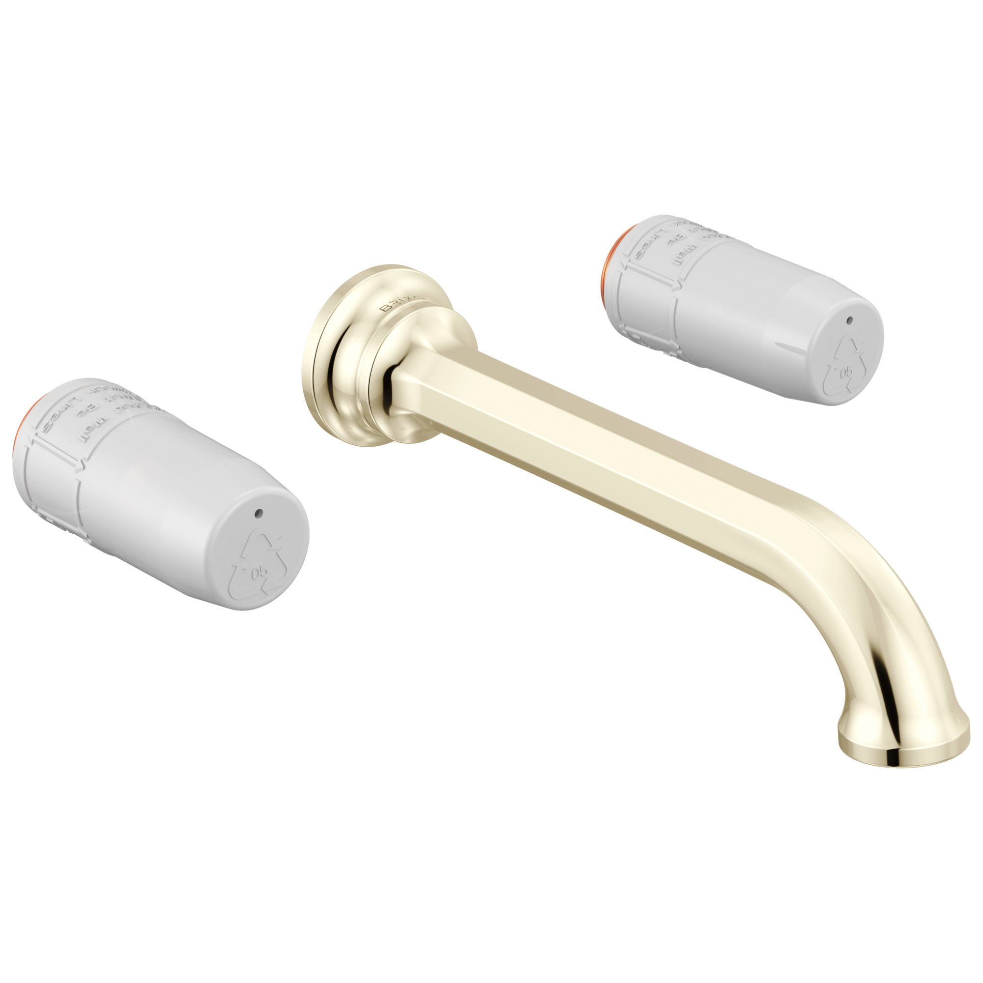 Brizo Beauclere Two-Handle Wall Mount Lavatory Faucet - Less Handles 1.2 GPM by Brizo