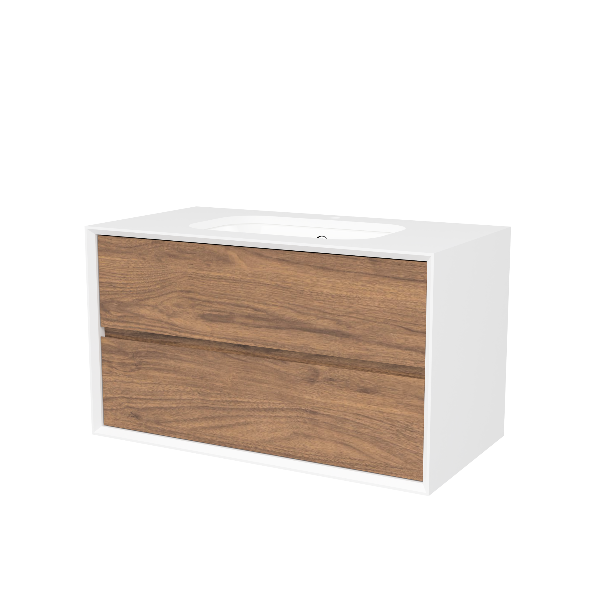 Timberline 36" Whitehaven Wall-Hung Vanity Set by Timberline