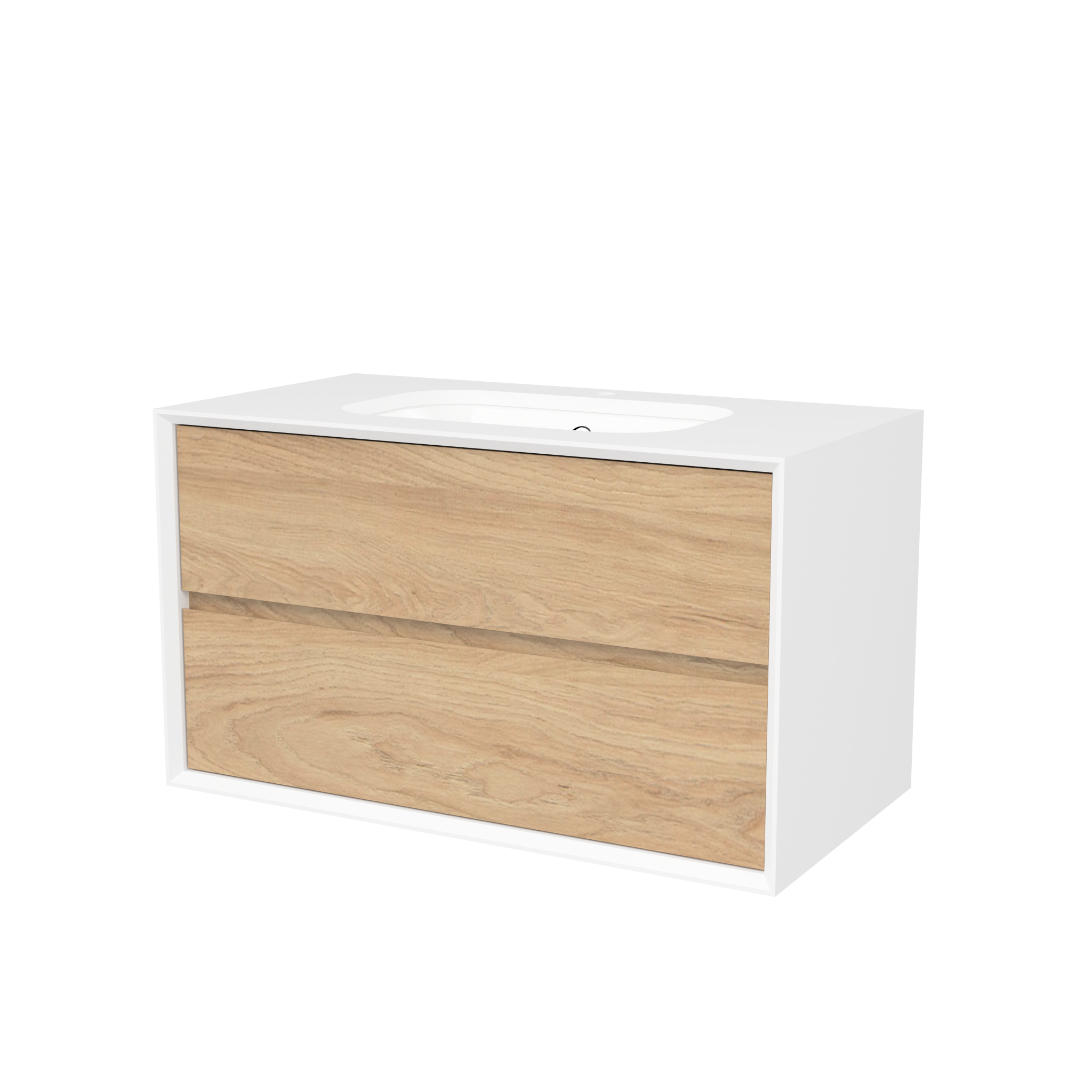 Timberline 36" Whitehaven Wall-Hung Vanity Set by Timberline